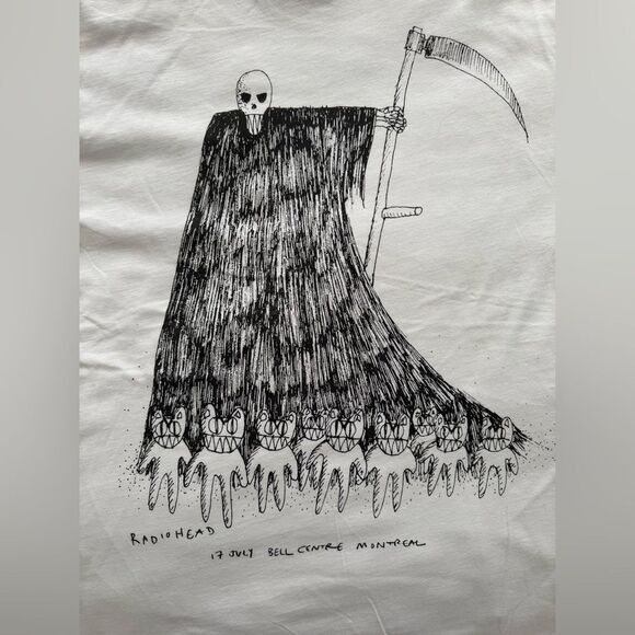 Radiohead Concert T-Shirt July 17 Bell Centre Montreal - Picture 3 of 3